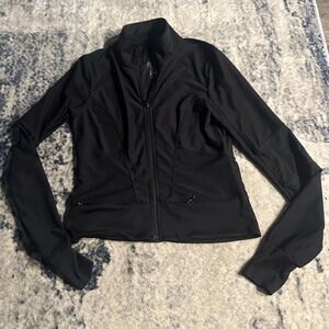 Mondetta black mixed media active jacket S/P